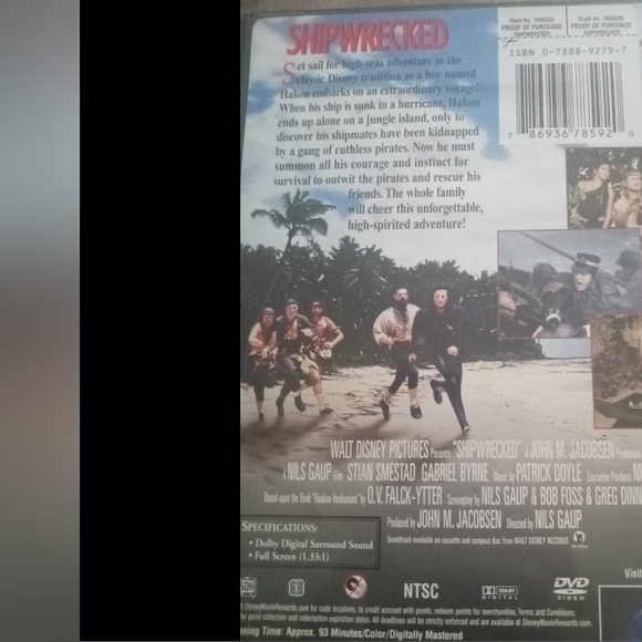 Shipwrecked DVD with Gabriel Byrne - Picture 2 of 2